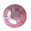 Fashion Acrylic Jewelry Cabochon, Flat Round, flat back & faceted 16mm 