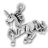 Sterling Silver Animal Pendants, 925 Sterling Silver, Horse, plated 