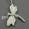Zinc Alloy Animal Pendants, Dragonfly, plated nickel, lead & cadmium free Approx 2mm 