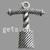 Zinc Alloy Tool Pendants, plated Approx 2mm 