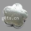 Zinc Alloy Flower Beads, plated Approx 1.5mm, Approx 