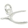 Sterling Silver Tool Pendants, 925 Sterling Silver, Wishbone, plated Approx 3mm 