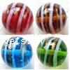 Gold Sand Lampwork Beads, Round Shape, more colors for choice, 10mm, Sold by PC