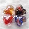 Gold Sand Lampwork Beads, Heart Approx 1.5MM 