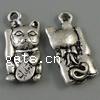 Zinc Alloy Animal Pendants, Cat, plated Approx 1.5mm, Approx 
