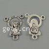 Zinc Alloy Saint Connector, Animal Approx 1.5mm, Approx 