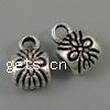 Zinc Alloy Bail Beads, Drum, plated Approx 1.5mm, Approx 