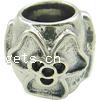 Troll Thailand Sterling Silver European Beads, Drum, with troll Approx 4.2mm 
