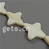 Natural Freshwater Shell Beads, Cross Approx 15 Inch 