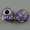 Indonesia Jewelry Beads, with Brass, Round cadmium free, 11mm Approx 2mm 