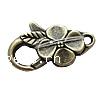 Zinc Alloy Lobster Clasp, Flower, plated nickel, lead & cadmium free Approx 2mm 