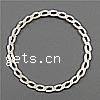 Zinc Alloy Linking Ring, Round, plated, twist Approx 32mm 
