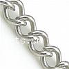 Stainless Steel Oval Chain, 304 Stainless Steel, twist oval chain, original color Approx 