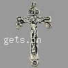Zinc Alloy Cross Pendants, Crucifix Cross, plated Approx 3mm, Approx 