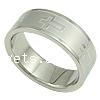 Stainless Steel Finger Ring, 8mm, 2mm Approx 21mm, US Ring .5 