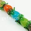Plant Lampwork Beads, Vegetable, mixed colors Approx 2.5mm Inch 
