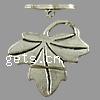 Zinc Alloy Toggle Clasp, Leaf, single-strand cadmium free  Approx 1 Approx 