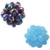 Perlas de cristal de moda, Flor, hecho a mano, lisa, más colores para la opción, agujero:aproximado 2.5mm, Vendido por UD