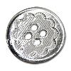 4 Hole Zinc Alloy Button, Coin 