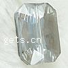 Imitation CRYSTALLIZED™ Crystal Beads, Rectangle, faceted Approx 1mm 
