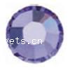 Swarovski ® Elements #2028/2038 Hot Fix Cabuchones de cristal, facetas, tanzanita, SS20:4.60-4.80mm, 1440PCs/Bolsa, Vendido por Bolsa
