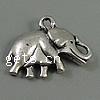 Zinc Alloy Animal Pendants, Elephant, plated nickel, lead & cadmium free Approx 1mm 