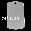 Sterling Silver Tag, 925 Sterling Silver, Rectangle, plated Approx 1.8mm 