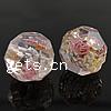 Millefiori Crystal Beads, Round, faceted, 11mm Approx 2-4mm 