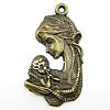 Zinc Alloy Pendant, Mother and Baby, plated Approx 2mm, Approx 