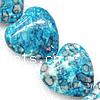 Rain Flower Stone Beads, Heart, synthetic Approx 1.2mm Approx 16 Inch 
