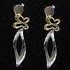 Stainless Steel Drop Earring, 304 Stainless Steel, stainless steel earring hook, plated, for woman  Approx 3 Inch 