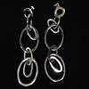 Stainless Steel Drop Earring, 304 Stainless Steel, for woman, original color Approx 3 Inch 