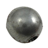 Eisen Perlen, rund, plattiert, keine, 4mm, Bohrung:ca. 2mm, 5000PCs/Tasche, verkauft von Tasche