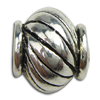 Zinc Alloy Corrugated Beads, Rondelle, plated nickel, lead & cadmium free Approx 1.5mm, Approx 