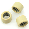 Silikon Aluminum Ring für Haarverlängerung, Aluminium, mit Silikon, gelb, 4x3mm, 1000PaarePärchen/Tasche, verkauft von Tasche
