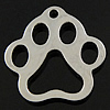 extensor de cadena de acero inoxidable , Pata de oso, color original, 16x15.5x1.7mm, agujero:aproximado 1.5mm, Vendido por UD