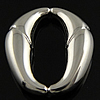 Stainless Steel Linking Ring, Donut, original color 