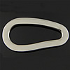 Нержавеющая сталь Связывание кольцо, нержавеющая сталь, Каплевидная форма, Индивидуальные, Много цветов для выбора 3mm, продается PC
