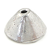 Zinc Alloy Bead Caps, Cone, plated nickel, lead & cadmium free Approx 1mm 