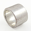 Zinc Alloy Tube Beads, plated, large hole nickel, lead & cadmium free Approx 14mm 
