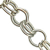 Iron Double Link Chain, plated nickel free 