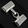 Zinc Alloy Hook and Eye Clasp, plated nickel, lead & cadmium free  