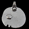 le pendentif d'étiquette en alliage de zinc, pepite, Placage, plus de couleurs à choisir, protéger l'environnement, sans nickel, plomb et cadmium Environ 3mm, Vendu par PC