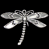 Zinc Alloy Animal Pendants, Dragonfly, plated nickel, lead & cadmium free Approx 3.5mm 