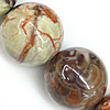 Ocean Jasper Beads, Round Approx 0.8mm Approx 16 Inch, Approx 
