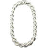 Связывание стерлингового серебра кольцо, Овальная форма, Другое покрытие, закрученные, Много цветов для выбора продается PC