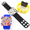Fashion Children Watch, Plastic, with Organic Glass & Silicone, for children & mixed .5 Inch 