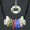 Perles de cristal rondelle, avec laiton, Placage de couleur AB, facettes, plus de couleurs à choisir, 18mm Environ 6mm, Vendu par PC
