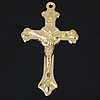 Zinc Alloy Cross Pendants, Crucifix Cross cadmium free Approx 1.8mm 