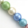 Perles hématite magnétique multicolore, Rond, Plaquage normal, plus de couleurs à choisir, 6mm .5 pouce, Environ Vendu par brin